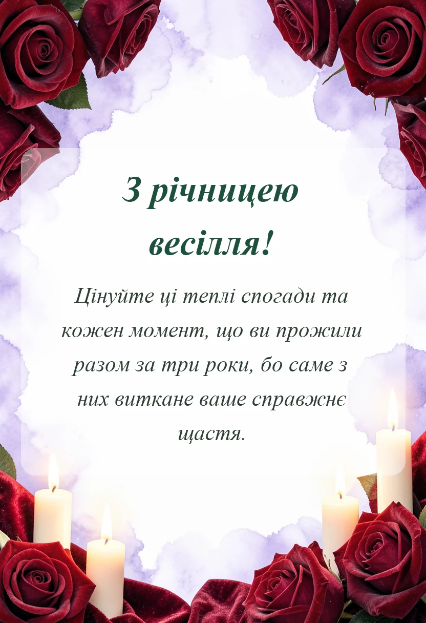 красива листівка: привітання з шкіряним весіллям картинки