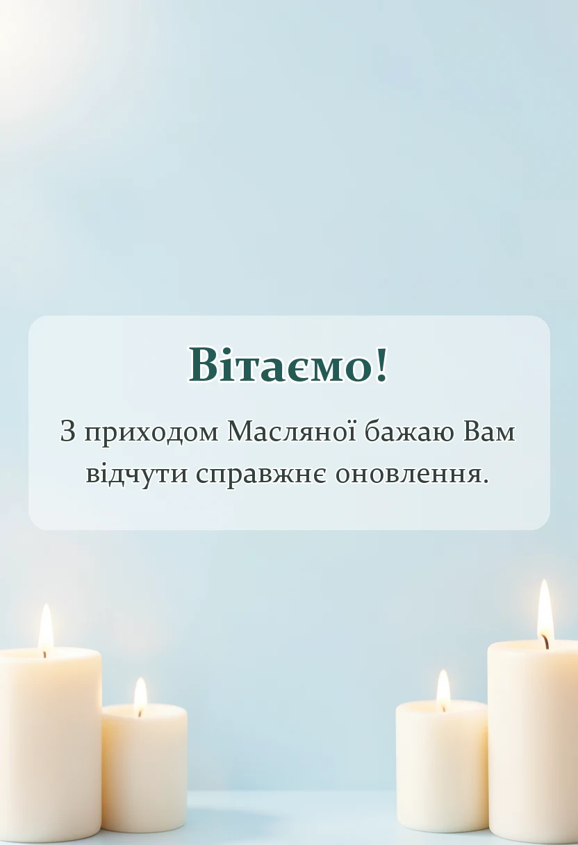 красива листівка: картинки з масляною українською
