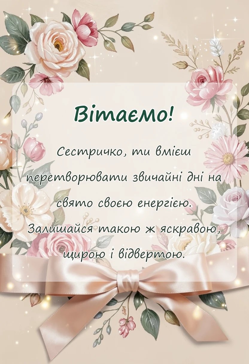 вітальна листівка - привітання з 8 березня у віршах і прозі
