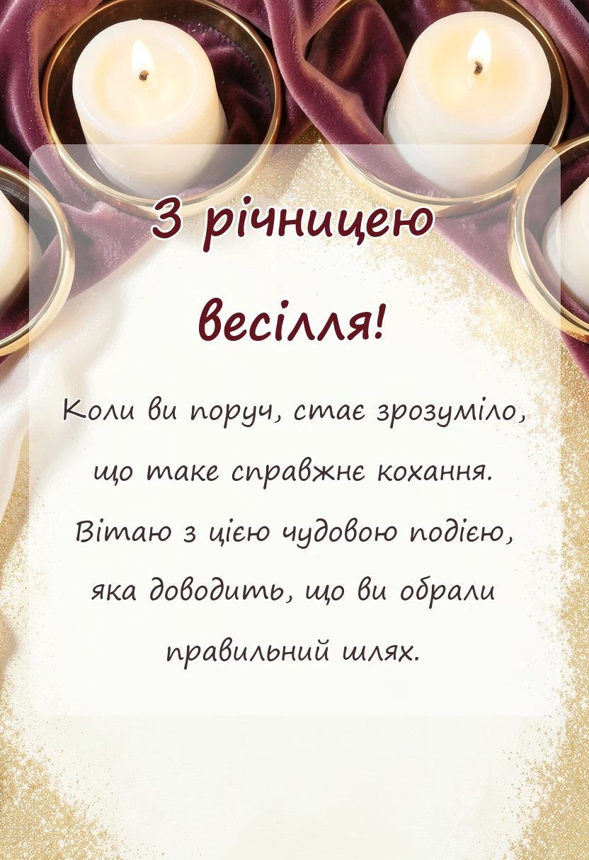 унікальна листівка - привітання з шкіряним весіллям
