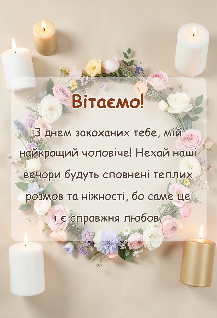 вітальна листівка - картинки з днем закоханих коханому