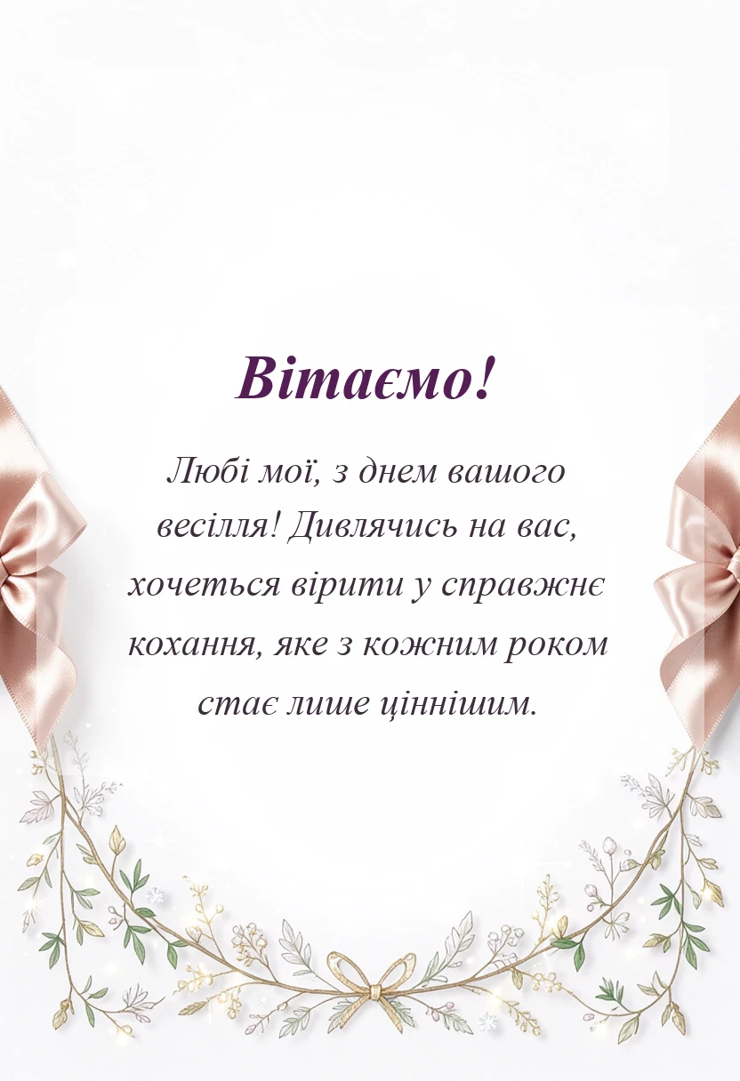 листівка з побажанням - картинки шкіряного весілля