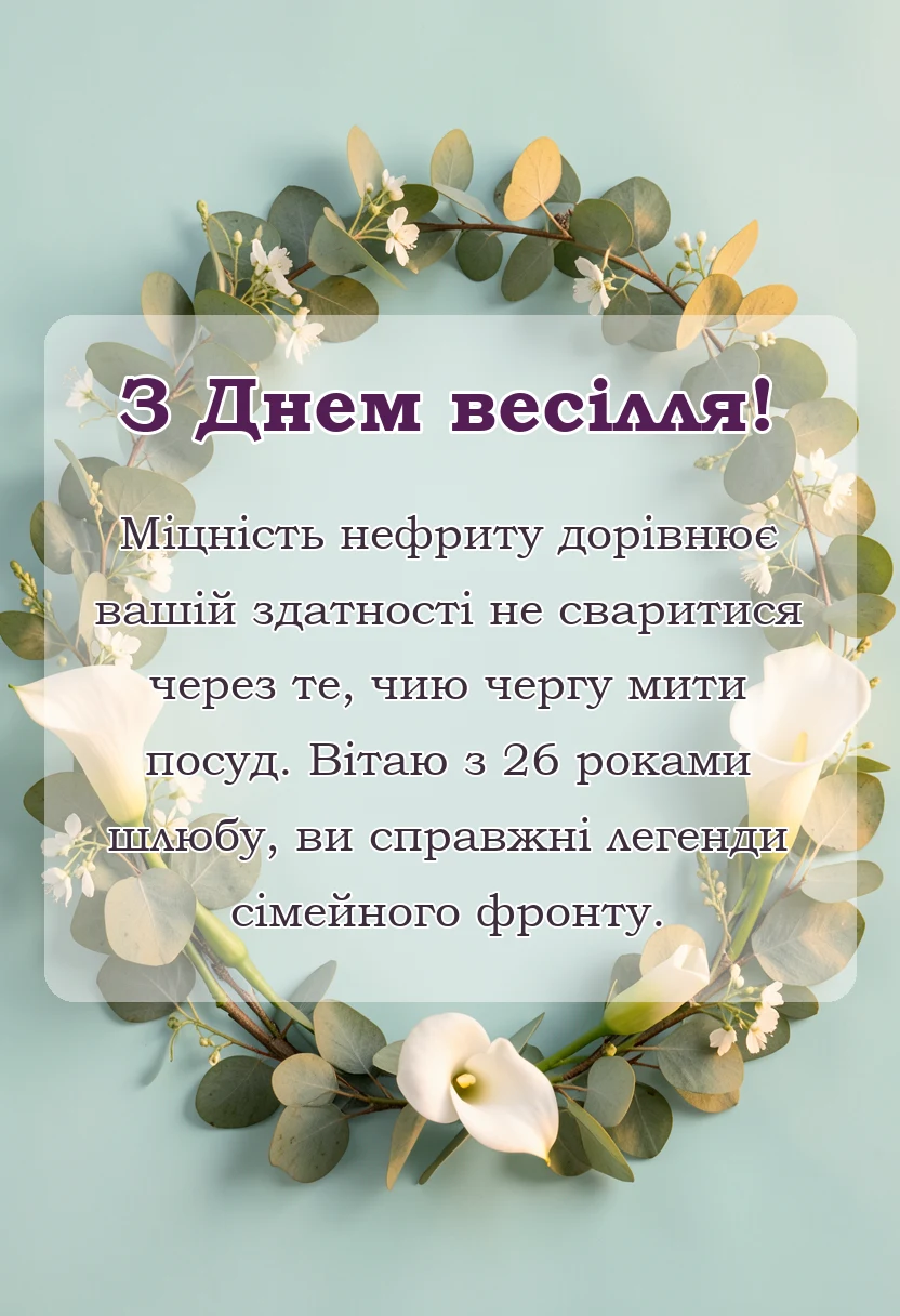 листівка з побажанням - картинки до нефритового весілля
