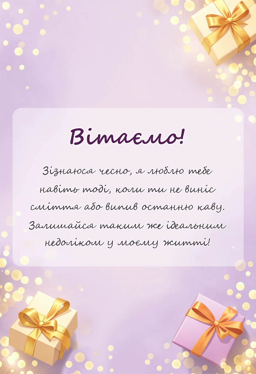 листівка з побажанням - побажання на день святого валентина