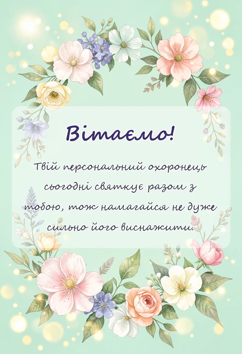 вітальна листівка - привітання з днем ангела картинки своїми словами