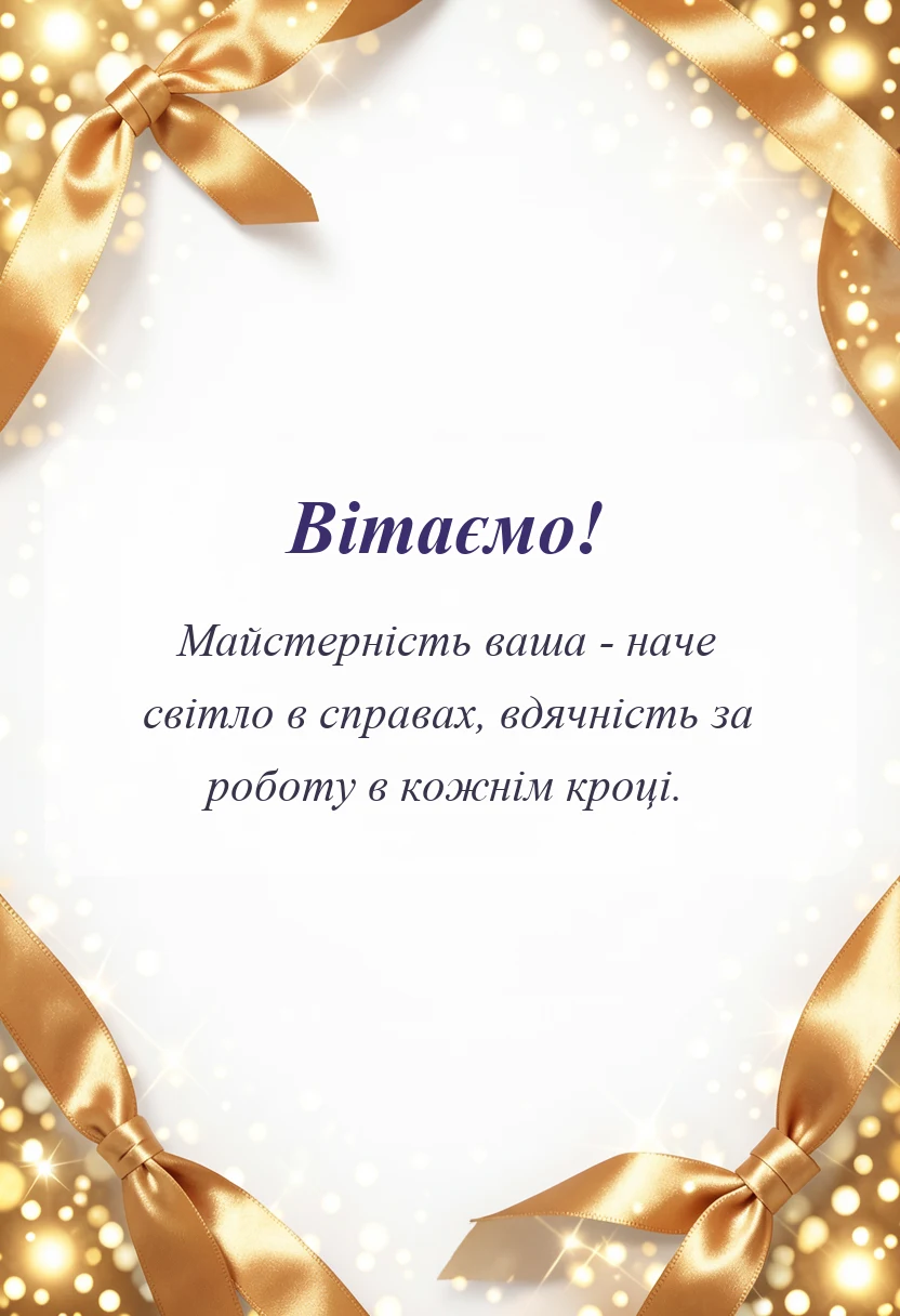 вітальна листівка - подяка за роботу своїми словами