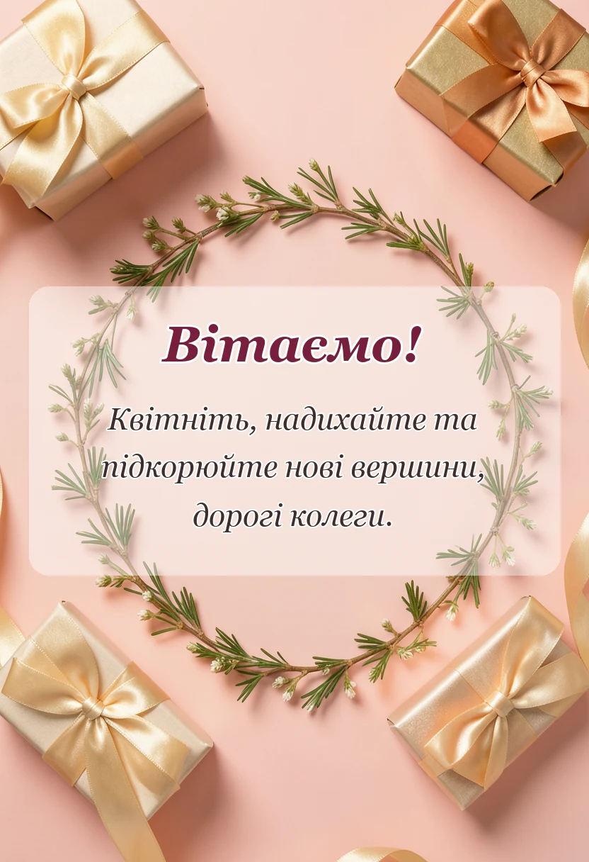 унікальна листівка - привітання з 8 березня колегам по роботі в прозі