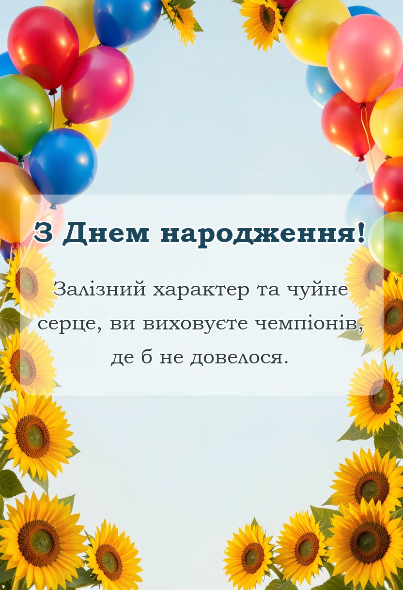 листівка з побажанням - картинки тренеру