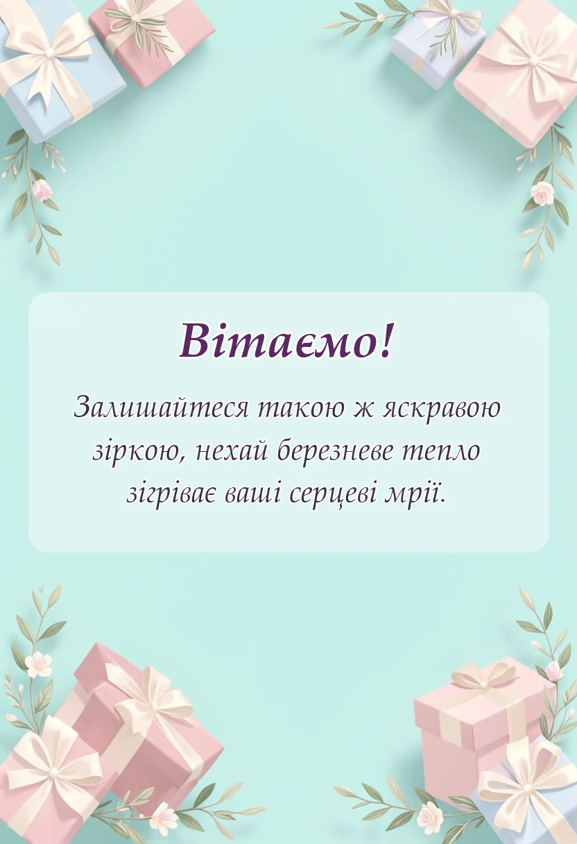 святкова картинка: привітання з 8 березня у віршах і прозі