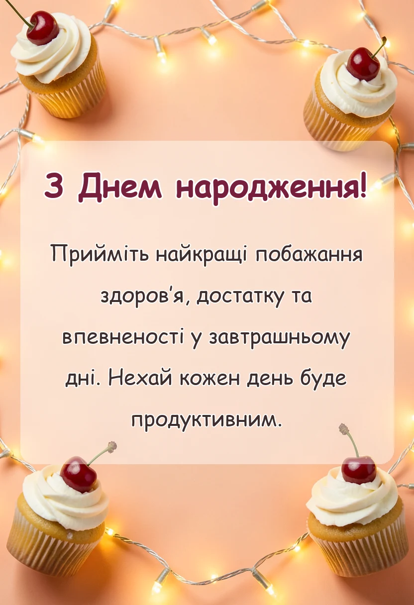 унікальна листівка - привітання з днем народження чоловікам