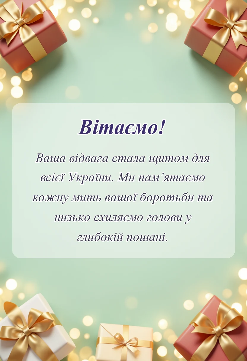 унікальна листівка - слова подяки загиблим воїнам в прозі