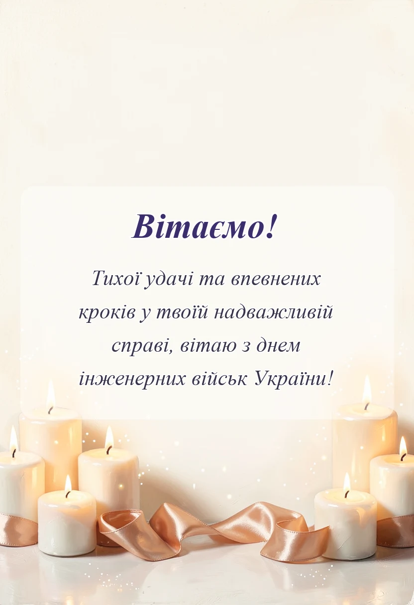 вітальна листівка - листівки з днем інженерних військ україни