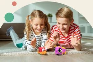 Children playing with toys