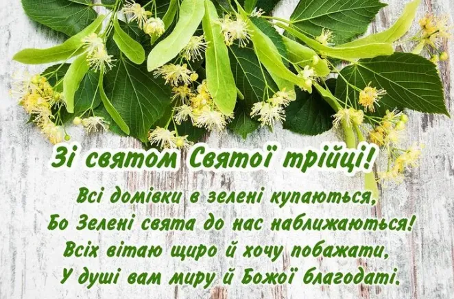 Квіти троянди та вітання з Святі Трійці