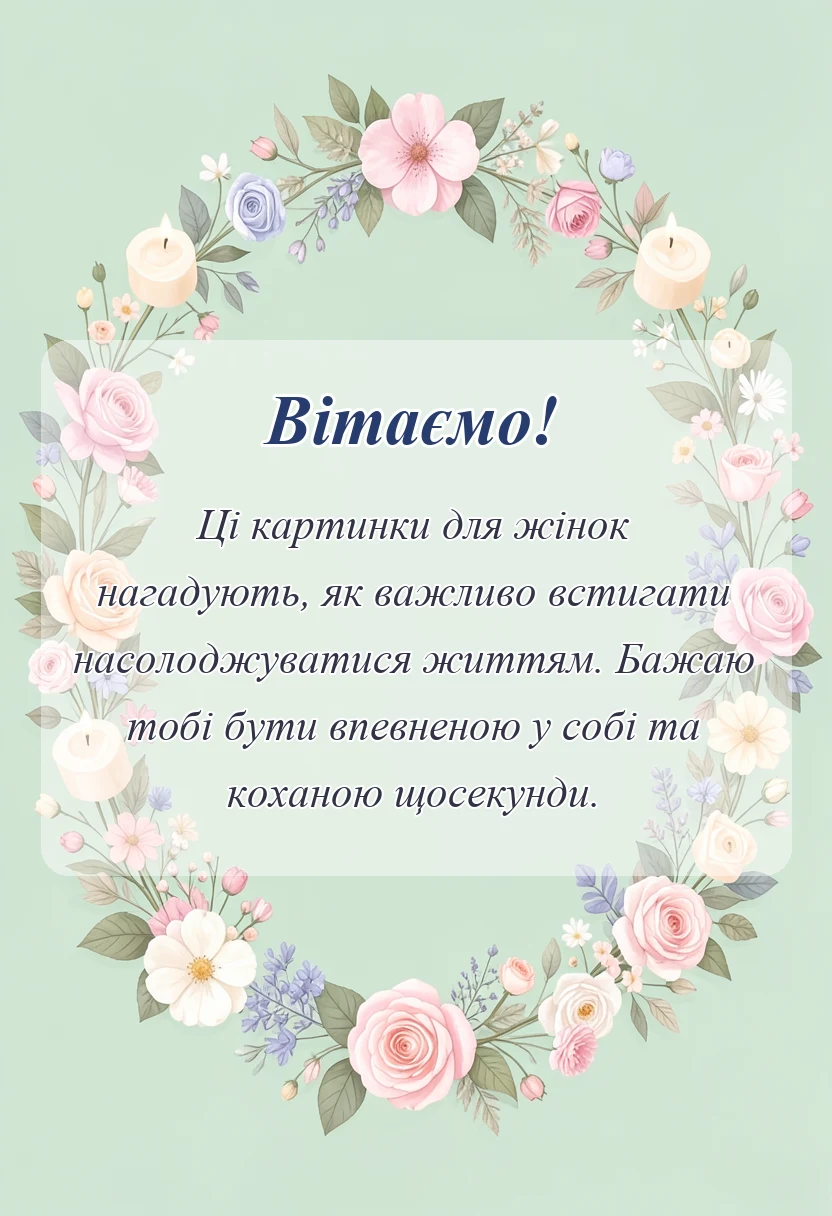 унікальна листівка - картинки з днем жіночого щастя в картинках і листівках