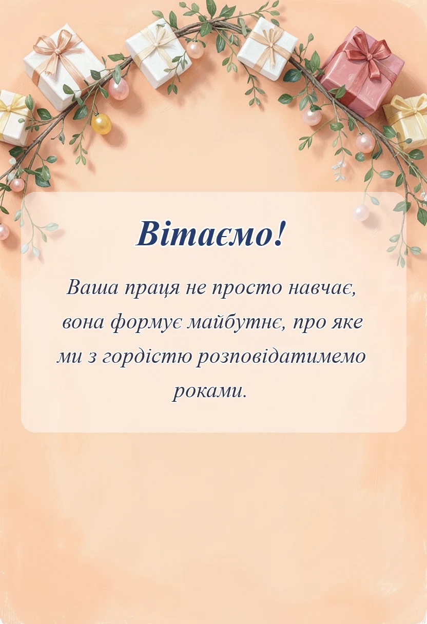 святкова картинка: подяка вчителям до сліз