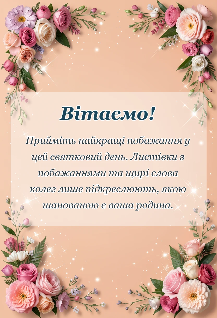 унікальна листівка - привітання з 17 роками весілля картинки