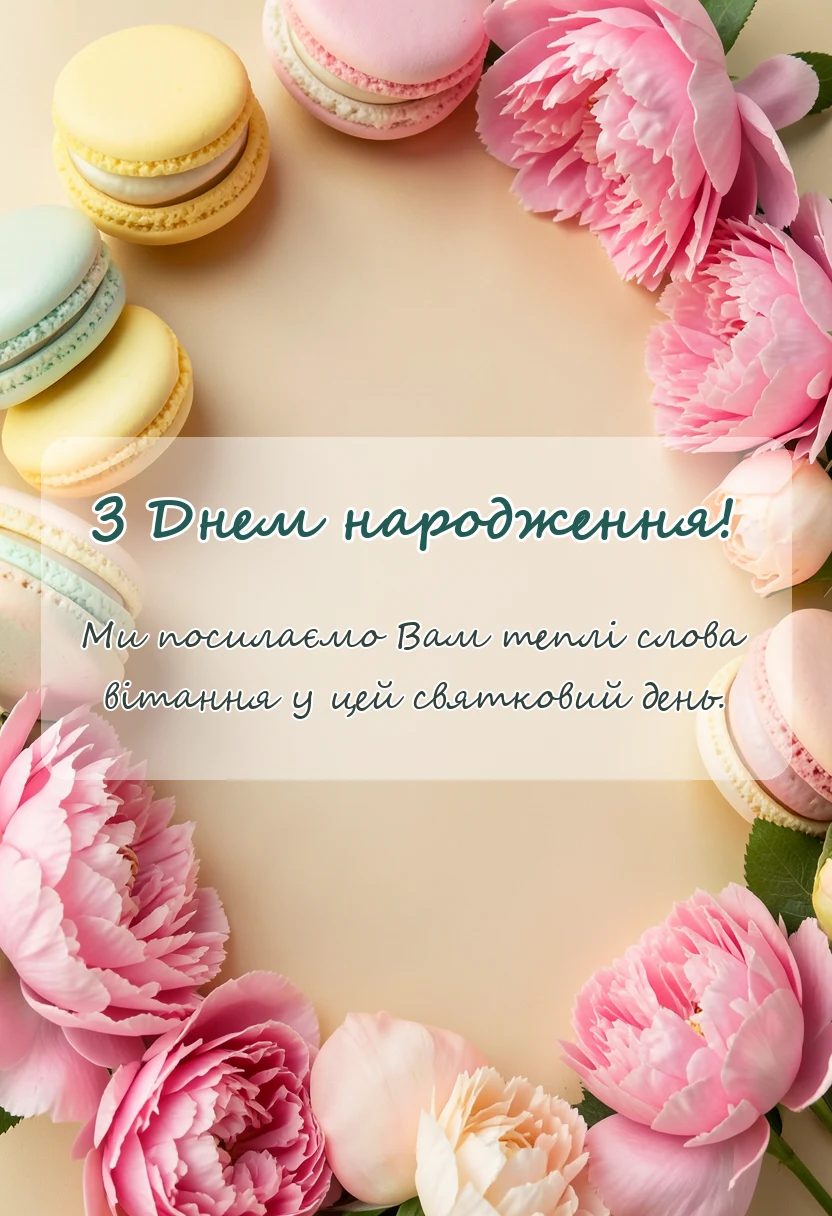 унікальна листівка - привітання з 70-річчям картинки