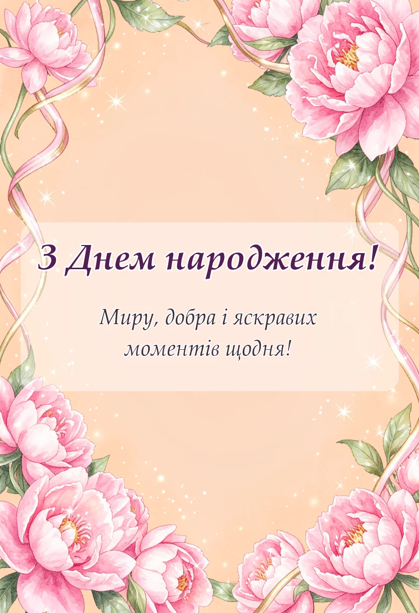 святкова картинка: привітання з днем народження бабусі листівки