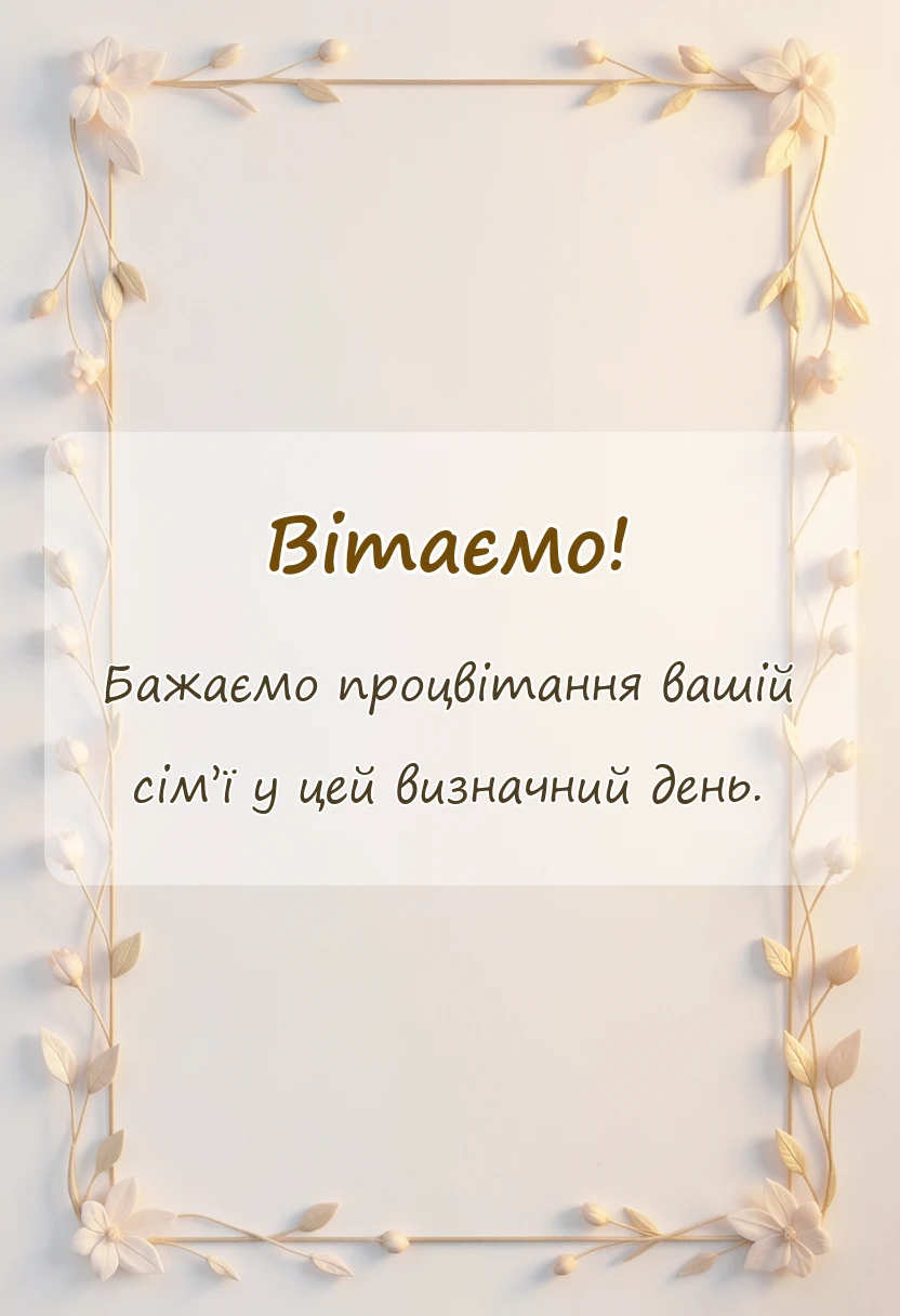 унікальна листівка - привітання з 17 роками весілля картинки