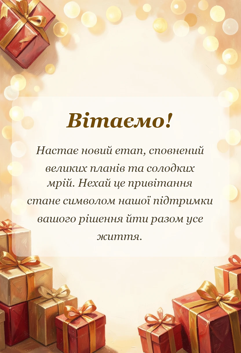 листівка з побажанням - картинка привітання з заручинами