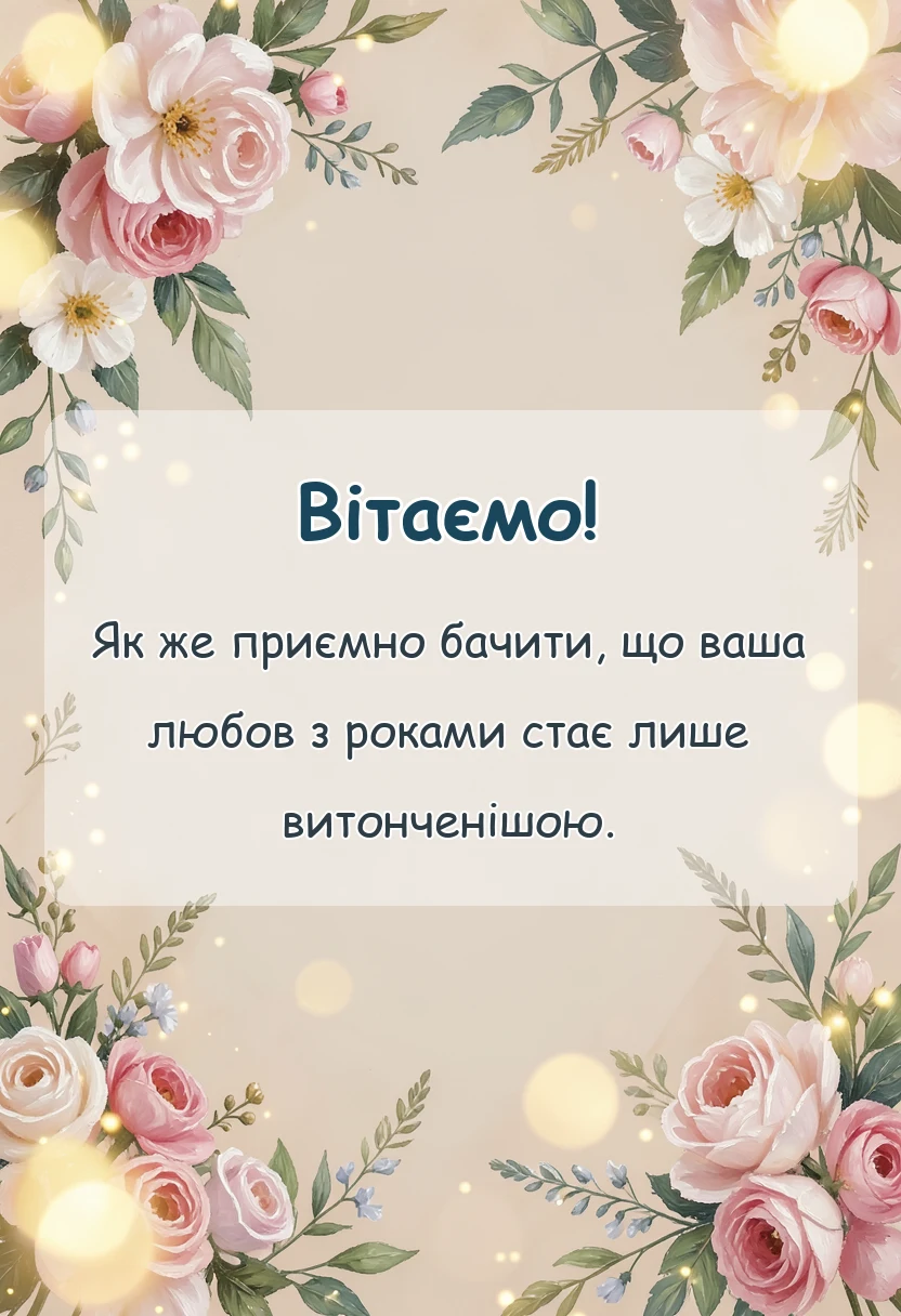 листівка з побажанням - порцелянове весілля картинки привітання
