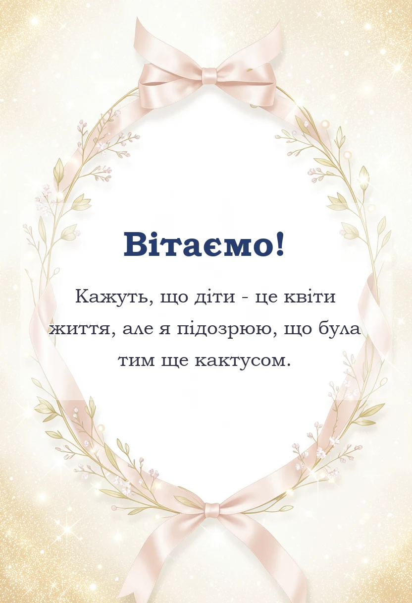 святкова картинка: зворушливі слова для мами