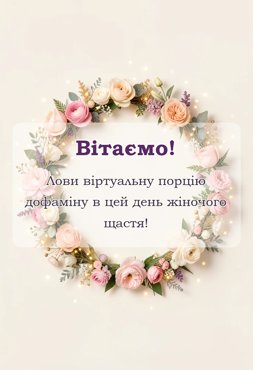 унікальна листівка - картинки з днем жіночого щастя в картинках і листівках