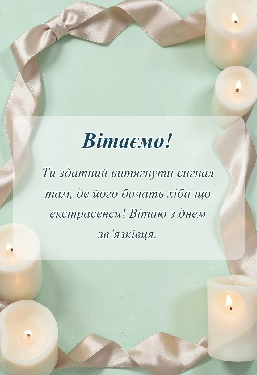 унікальна листівка - картинки з днем радіо телебачення та зв’язку