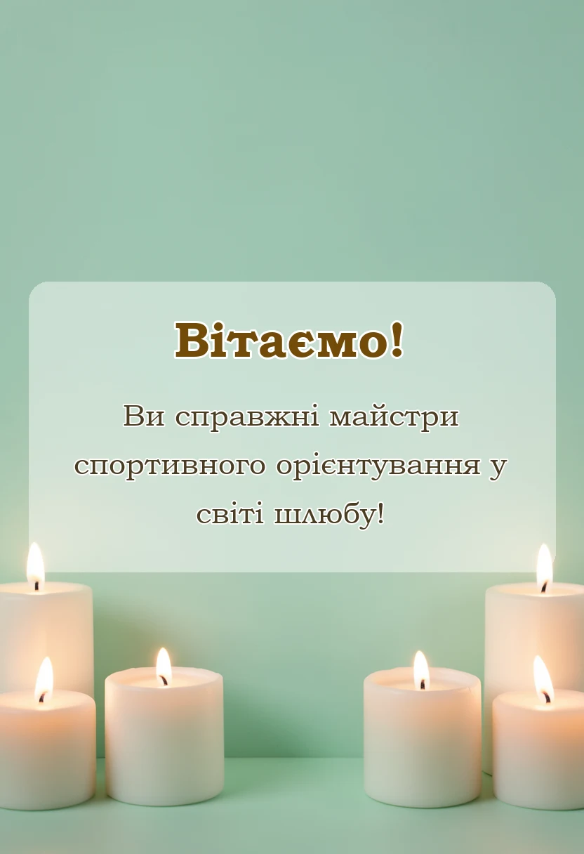 листівка з побажанням - листівка з атласним весіллям