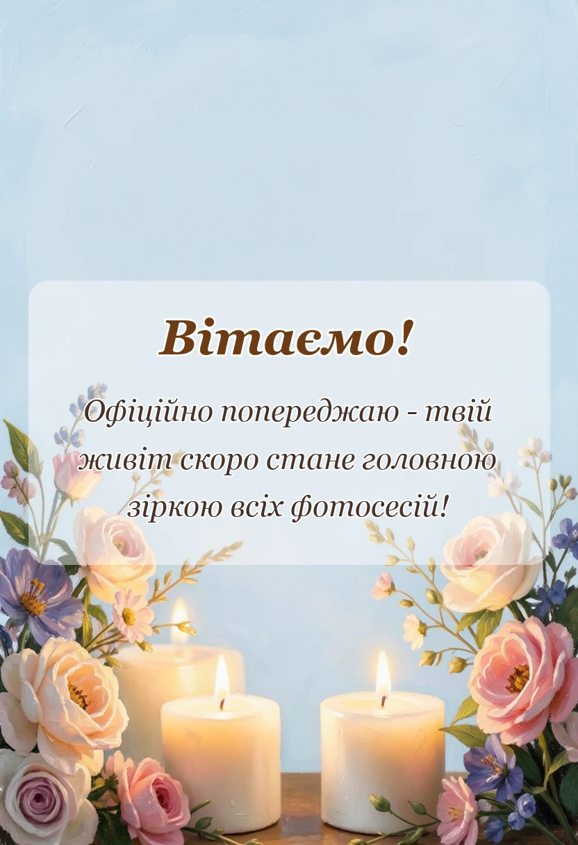 святкова картинка: привітання з вагітністю в прозі