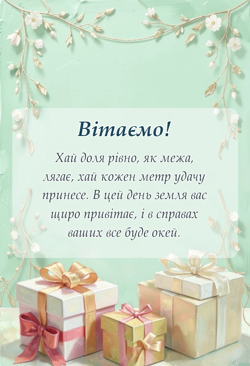 вітальна листівка - картинки з днем землевпорядника
