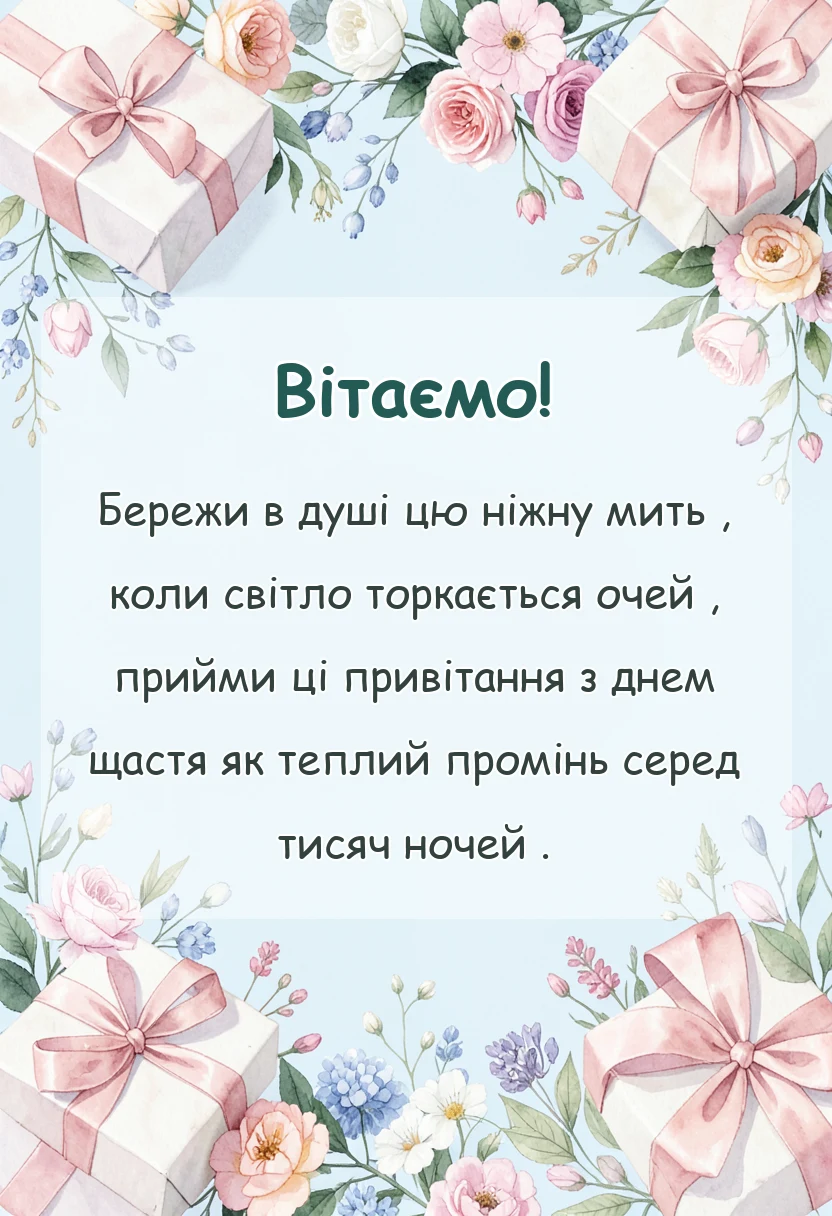 вітальна листівка - картинки з днем щастя 20 березня
