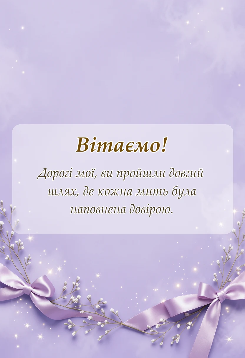 святкова картинка: привітання з днем весілля своїми словами