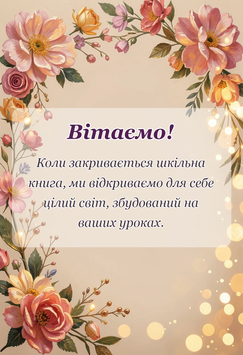 святкова картинка: подяка вчителю слова вдячності тексти