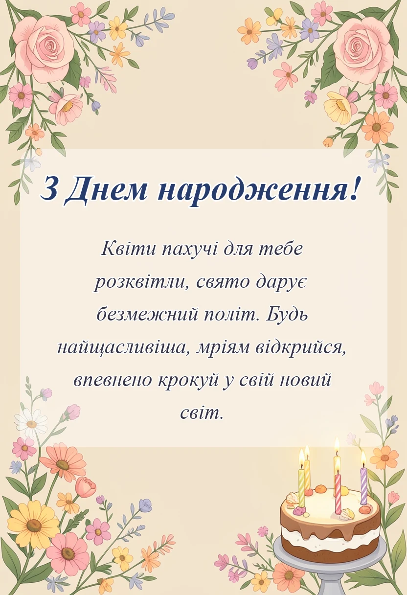 святкова картинка: картинки з днем народження дівчинці підлітку