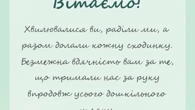 унікальна листівка - вірш подяка батькам на випускний в днз